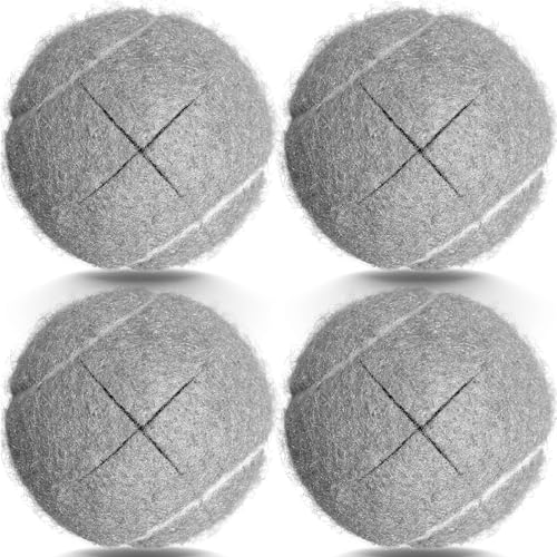 ZUJEAM Tennis Balls for Walkers, Pre Cut Walker Glide Balls for Chairs, Desks, Furniture Legs and Floor Protection, Heavy ...