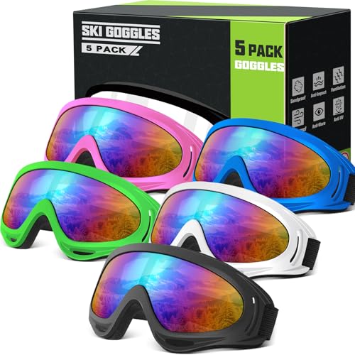 OXG Ski Snowboard Goggles for Men Women, UV Protection Ski Snow Goggles for Kids Youth Adult