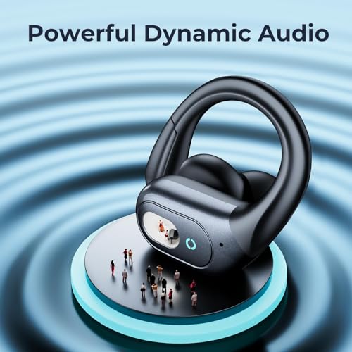 occiam Active Noise Cancelling Earbuds Wireless Bluetooth Headphones Ear Buds 90Hrs Playback Stereo Bass Earphones with Mi...