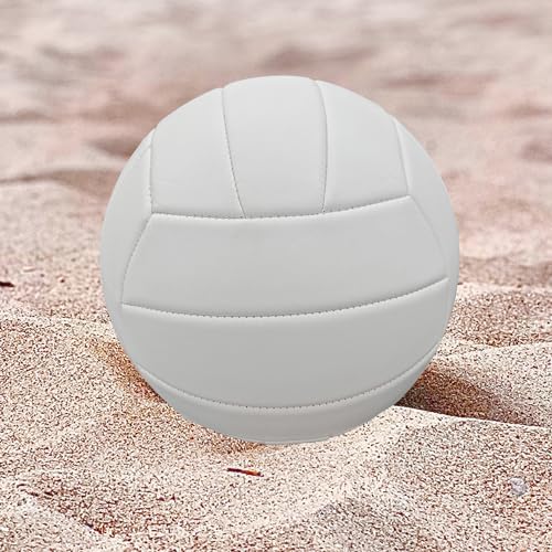 ABAJI Volleyball Official Size Thicker PVC Pure Color with Pump Waterproof Anti-Explosion Design Training Practice Indoor ...
