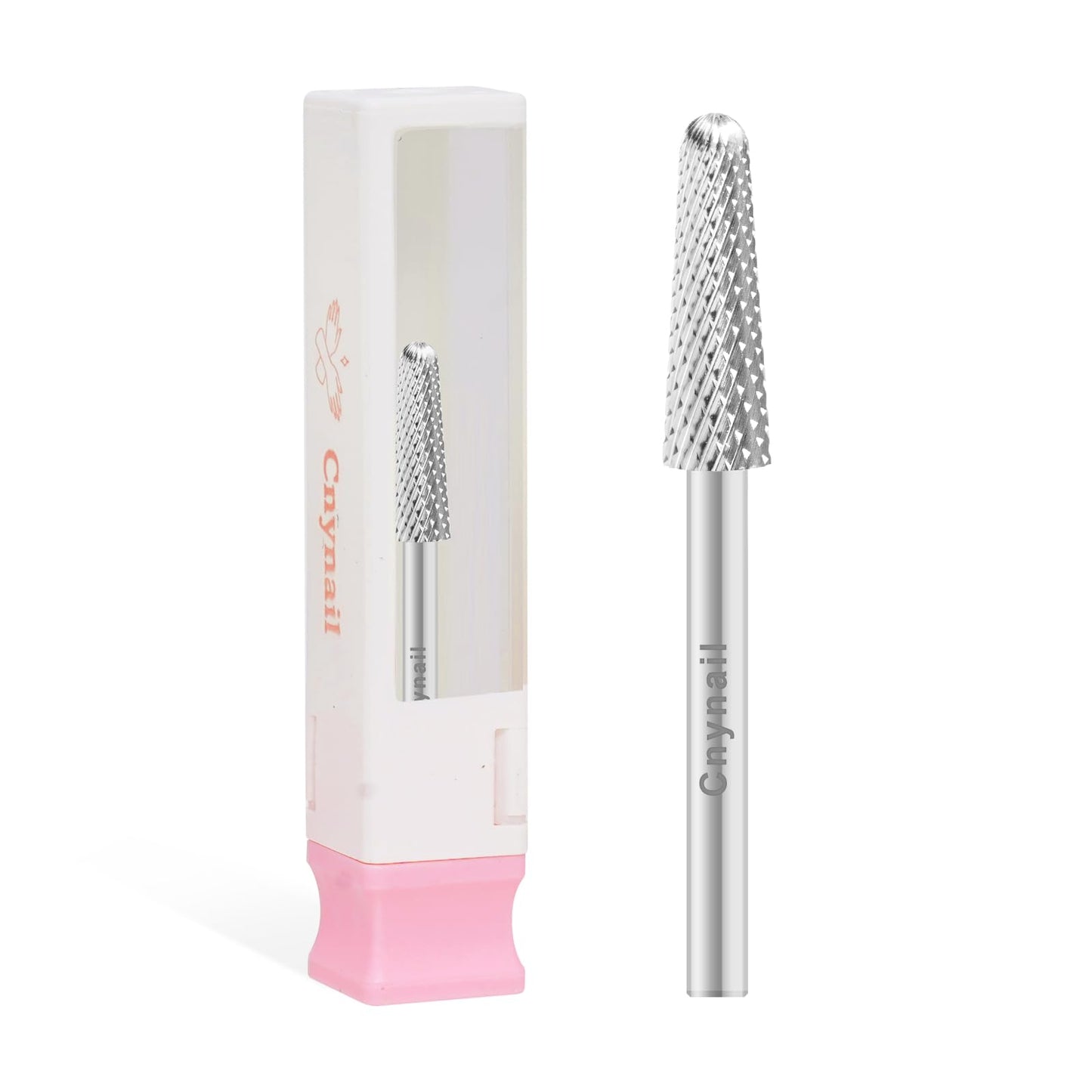 Cnynail Cnynail 3/32 4.0MM Small Cone Clean Medium Grit Carbide Cuticle Cleaner Bit for Electric Nail Drills - Professional Mani