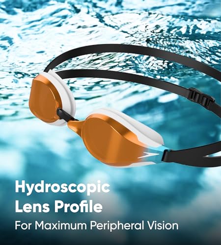 Speedo Fastskin Speedsocket 2 Mirrored Goggles White/Copper