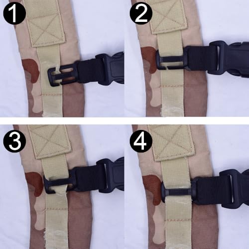 YYST Sternum Strap Backpack Chest Harness for Backpack with 20MM or 25MM Webbing