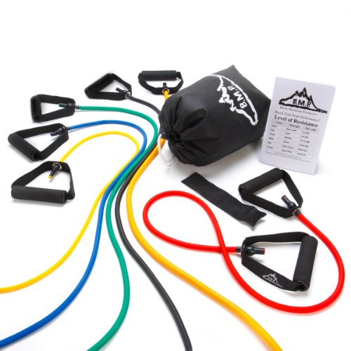 Black Mountain Products New Strong Man Set of 6 Resistance Bands
