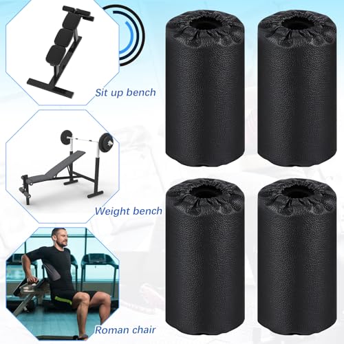 Hollowfly 4 Pcs Foam Foot Pads Foam Roller Pad Replacement for Weight Bench Inversion Table and Gym Exercise Equipments(8 ...