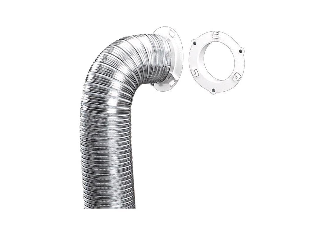 Dryer Dock The Original Dryer Vent Quick Release - Two-Piece Dryer Hose Quick-Connect, Twist & Lock Tight, Fits 4 Inch Tubes