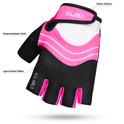 VMFTS Cycling Gloves Gel Pading Sporting Glove Fingerless and Full Finger Gloves for Fitness Weightlifting Racing Training...