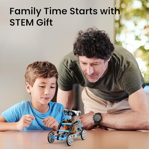 Sillbird 12-in-1 Solar Robot Building Kit STEM Gift for Boys Aged 8-13, DIY Science Educational Robotic Toys for Kids Teen...