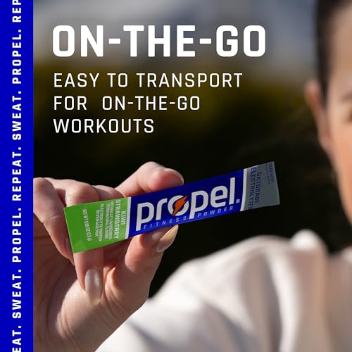 Propel Electrolyte Enhanced Water Drink Mix Powder Packets, 4 Flavor Variety Pack, Zero Calorie & Zero Sugar Hydration wit...