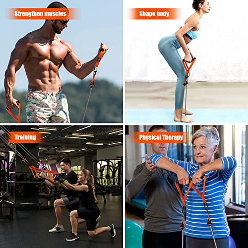 HPYGN Heavy Resistance Bands, 300LBS Exercise Bands for Working Out, Fitness Bands with Handles, Workout Bands for Men, We...