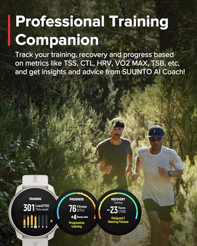 SUUNTO Race S GPS Sports Watch, 1.32" AMOLED Touchscreen w/Crown, 13 Days Battery Life, Training & Sleep Health Tracking, ...