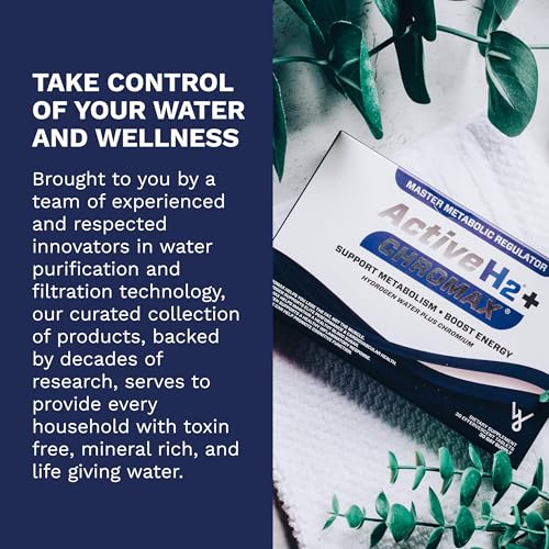 Active H2+ Chromax – Hydrogen Water Tablets with Chromium – Supports Metabolism and Energy – Molecular Hydrogen and Chromi...