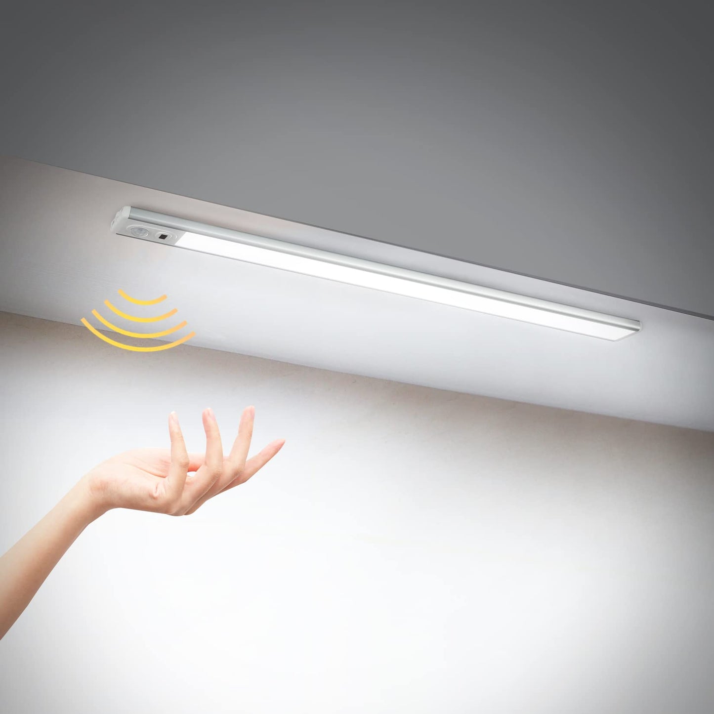 Everbrite 70Led Dimmer Under Cabinet Lighting With Motion Sensor, 300 Lumen, White, Magnetic, 1 Pack
