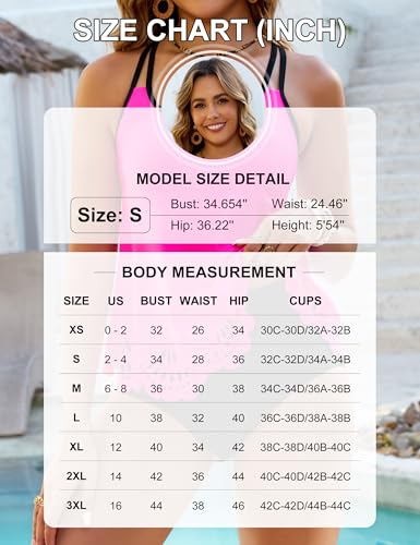 Blooming Jelly Tummy Control Tankini Swimsuits for Women Two Piece Bathing Suit Modest Cut Out Beach Swim Suit 2025