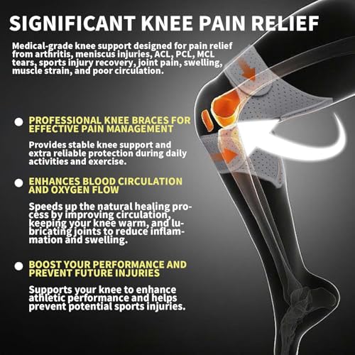 joxipe Knee Support Booster Brace with Spring-Powered Joint Assistance – Designed for Stair Climbing and Squatting Support...