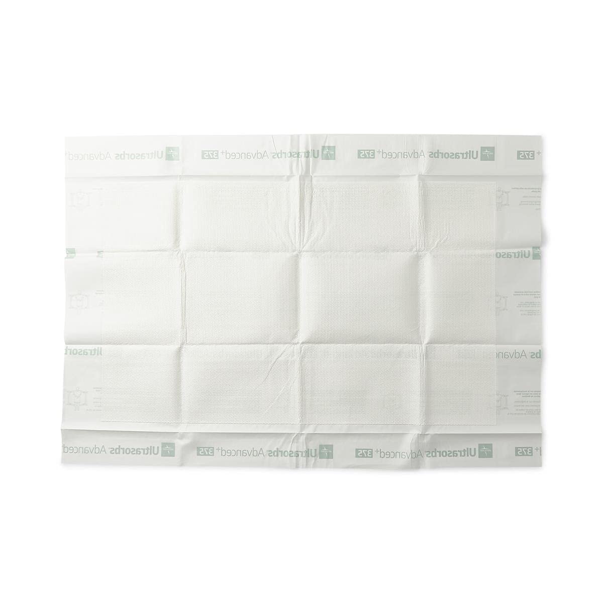 Medline Ultrasorbs Advanced+ Premium Underpads with Polymer for Superior Leak Protection, High Weight Capacity of 400 lbs, Large Size 40x57 Inches - Pack of 5
