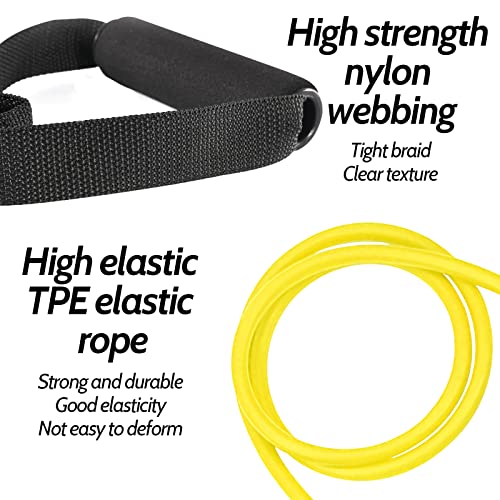 Rhinenet 3PCS Resistance Bands with Handles Strength Bands Exercise Bands Set with Handles Elastic Bands Workout Bands for...