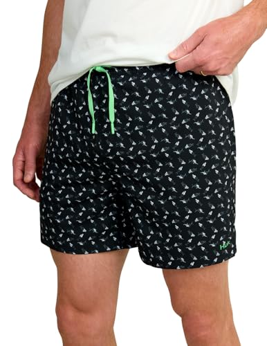 HUK Mens Pursuit Volley Pattern Short, Quick-Dry Shorts for Men