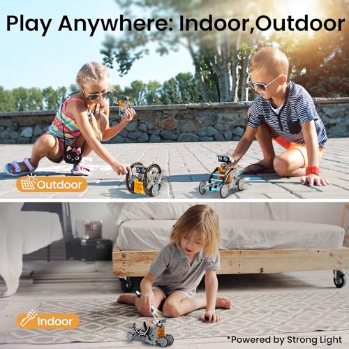 Sillbird 12-in-1 Solar Robot Building Kit STEM Gift for Boys Aged 8-13, DIY Science Educational Robotic Toys for Kids Teen...