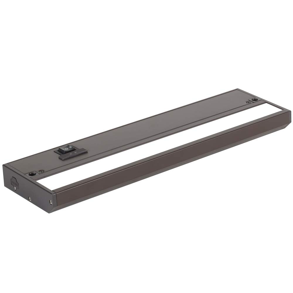 NSL LED Under Cabinet Lighting, Dimmable, 3 Color Temperatures, 12 Inch, Bronze Finish, Model LTSPRO-12-BZ