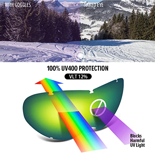 OutdoorMaster Kids Ski Goggles, Snowboard Goggles - Youth Snow Goggles