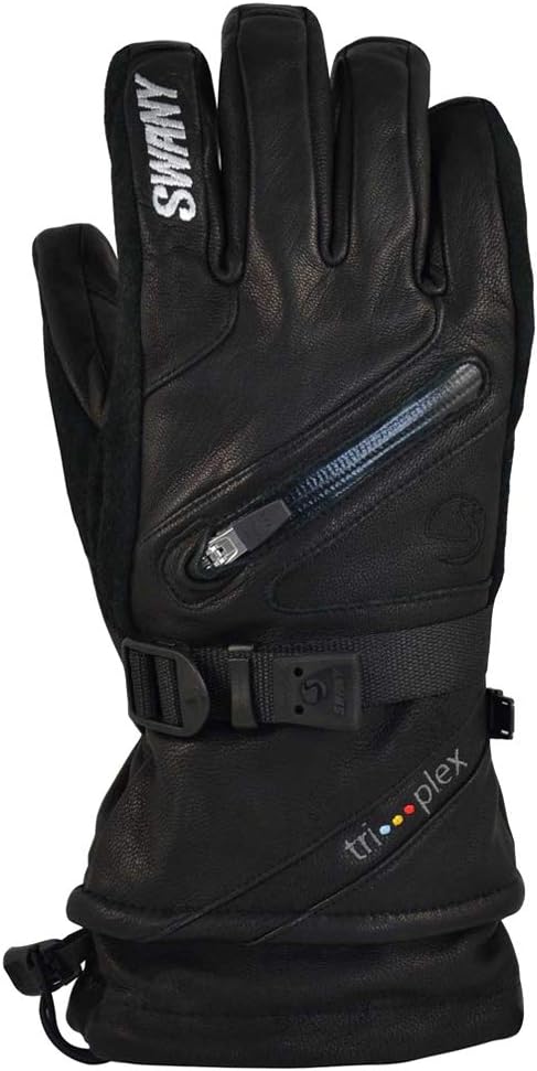 Swany Women's X-Cell 2.1 Sports Moisture-Wicking Quick-Drying Warm Durable Flexible Leather Winter Gloves