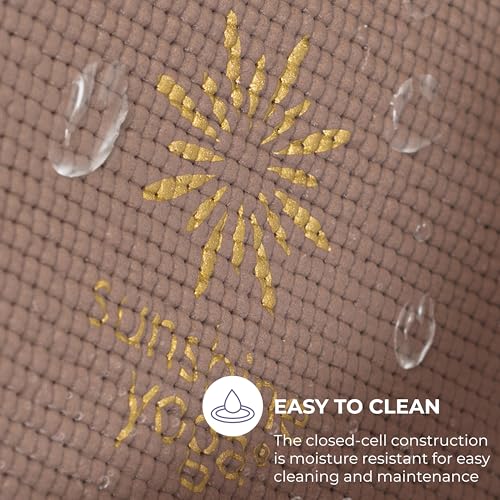 Ascend Yoga Mat - Premium 6mm Thick, 72" x 24", Solid or Reversible Print, Non Slip, Tear Resistant, Workout Mats for Pila...