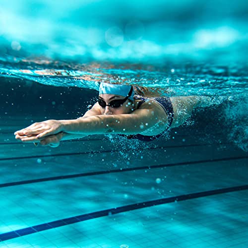 Uttpll Waterproof Silicone Swim Cap, Comfortable Bathing Cap, Swimming Cap for Women and Men, Waterproof Bathing Cap