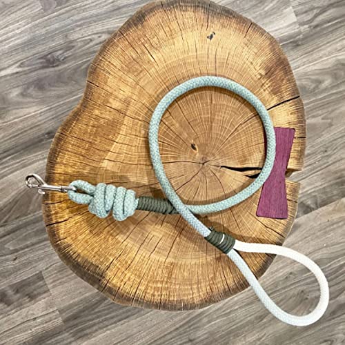 YUZENET Braided White Cotton Rope (1/2 inch x 50 ft) Natural Soft Utility Rope