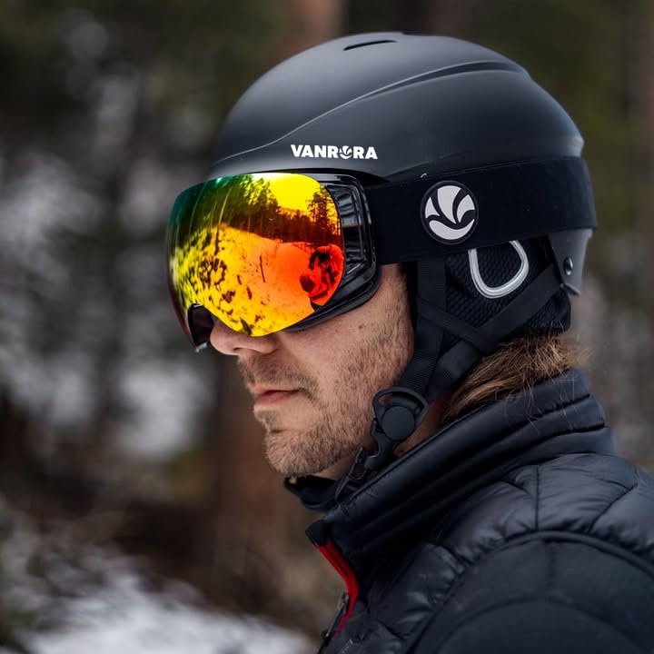 VANRORA Ski Helmet, Snowboard Helmet for Men & Women, Climate Control Venting, Dial Fit, Goggles Compatible, Removable Fle...