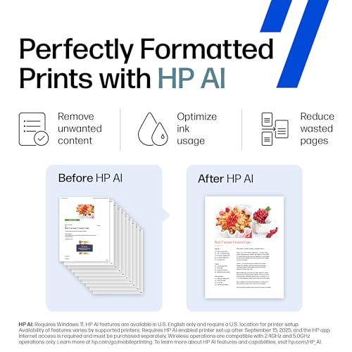 HP Smart Tank 5101 Wireless All-in-One Refillable Printer, Scanner, Copier with 2 years of Ink included, Wireless printer-...