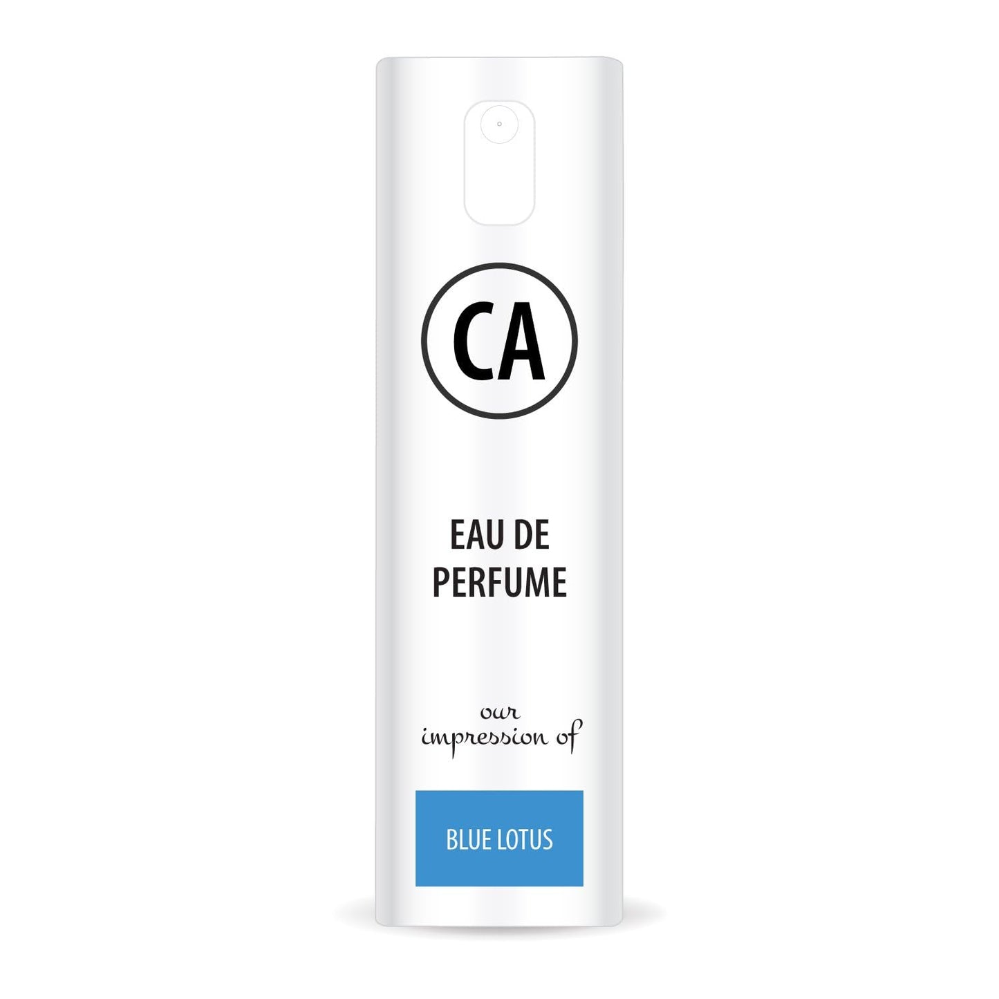 CA Perfume Originals Blue Lotus Unisex Eau De Parfum Musk Scent Long Lasting Unisex Fragrance Travel Size TSA Ready for Day and Night Wear 0.33 Fl Oz 10ml