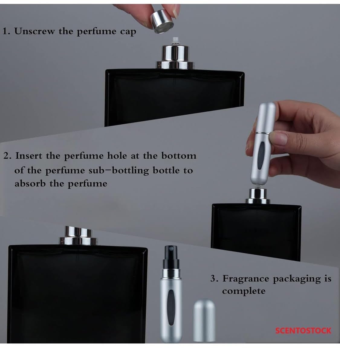 Bundle- Chrome Cologne for men 3.4 fl oz Eau de Toilette with Bag & Refillable Atomiser