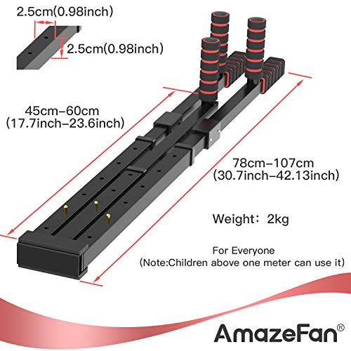 AmazeFan Leg Stretcher, 3 Bar Leg Split Stretching Machine, Flexibility Stretching Equipment for Ballet, Yoga, Dance, Mart...