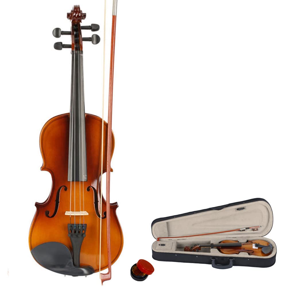 Ktaxon 1/4 Violin For Beginners, Fiddle For Students And Enthusiasts, Acoustic Violin Kit With Case, Bow, Rosin & Manual
