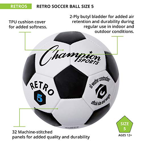 Champion Sports Retro Soccer Ball