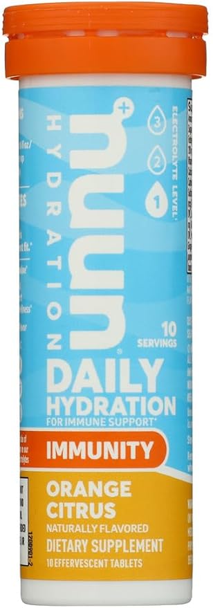 Nuun, Immunity Orange Citrus, 1.9 Ounce