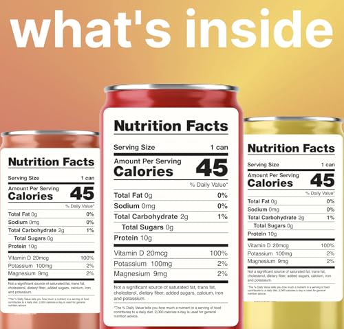 Wet Hydration Protein Water Variety Pack | Functional Electrolyte Drink with Clear Whey Protein & BCAAs - Passion Guava, P...