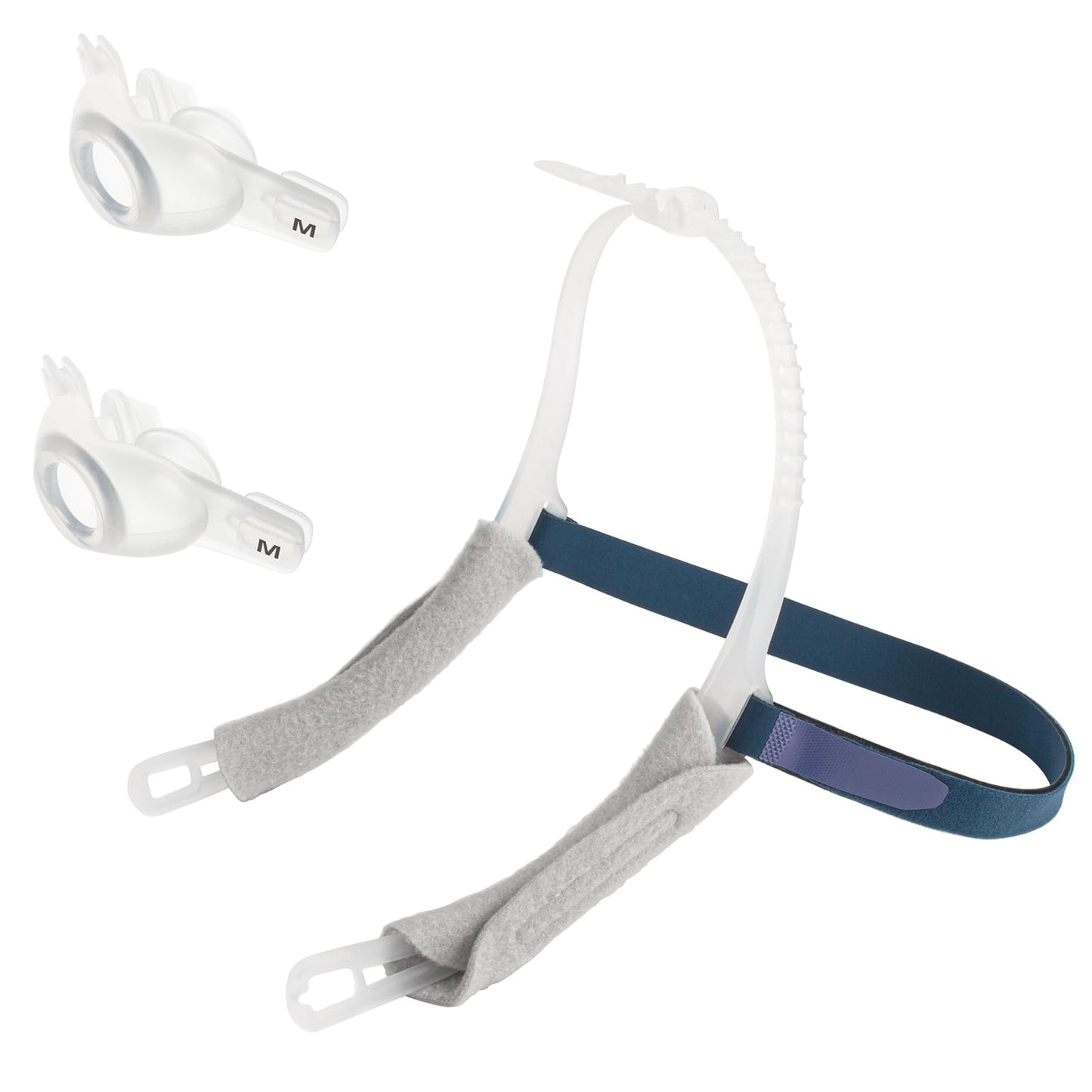Ximoon FX Nasal Pillow CPAP Mask with Headgear Replacement for Resmed Swift FX - Adjustable Headband Frame and Medium Nasal Pillows C Pap Supplies Part for Swift FX