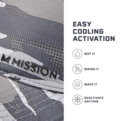 MISSION Cooling UPF Performance Hat - Unisex One Size Cap for Workouts, Golf & Running - Sweat & Water Activated Technology