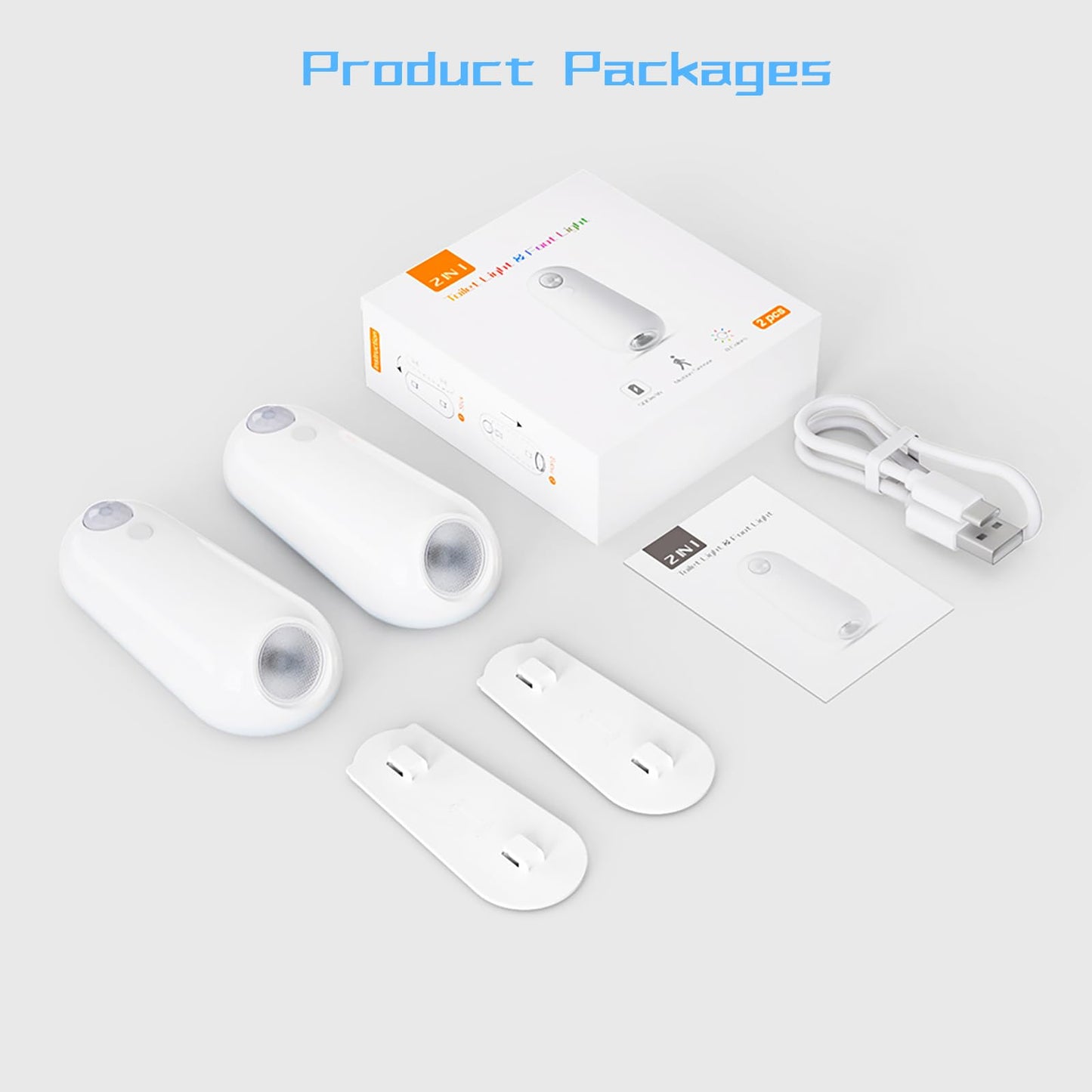 Toilet Light Motion Sensor  8 Colors Changing Rechargable Led Night Light With Star Projection Light  Toilet Bowl Night Light For Bathroom  Funny Gift For Family And Friends (2 Pcs)