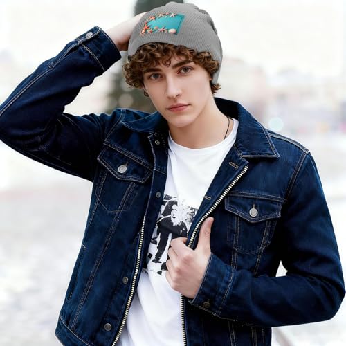 Ocean Beach Theme Print Lightweight Waffle Pullover Hat Men Women Winter Headwear Outdoor Camping Travel