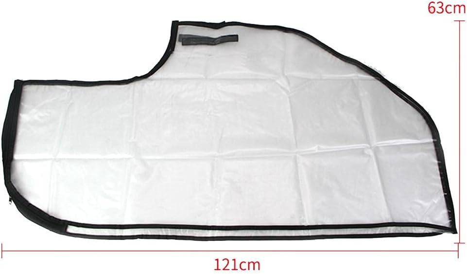 Golf Bag Rain Cover, Transparent Waterproof Rain Cover Water Windproof Translucent PVC Golf Cart Travel Bag Rain Cover Portable Golf Rain Cover for Golf Bags Push Carts