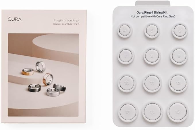 Oura Ring 4 Sizing Kit - Size Before You Buy The Oura Ring 4 - Unique Sizing, Not Standard US Ring Sizes - Receive Credit ...