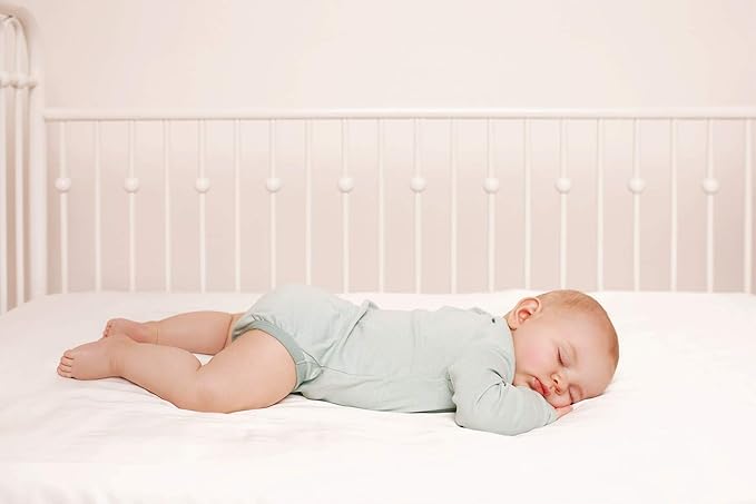 Crib Fitted Sheet by Pure Bamboo, Genuine 100% Organic Viscose Derived from Bamboo, Luxuriously Soft, Ultimate Cooling, Fits Standard Size Crib Mattress (Cobalt Blue)