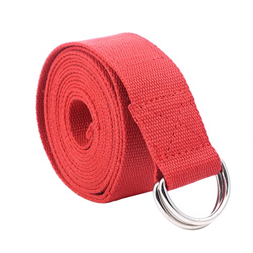 Gelante Fitness Exercise Yoga Strap - Durable Cotton 10 Feet Long