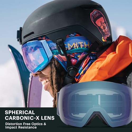 SMITH I/O MAG Snow Goggles – Adult Ski & Snowboarding Goggles with Everyday lens + Interchangeable Lens – for Men & Women