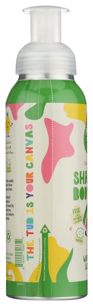PACHA SOAP Kids Watermelon Lemonade 2 In 1 Shampoo & Body Wash, 12 FZ