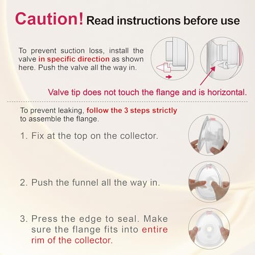 Nenesupply Handsfree Wearable Breastmilk Collection Cara Cups Caracups Compatible with Spectra S1 S2 9 Plus Breast Pumps 2...