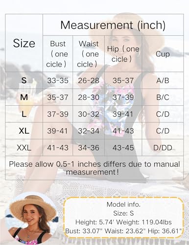 Ekouaer Swim Dress One Piece Bathing Suit Skirted Swimsuits for Women Ruched Retro Swimwear S-XXL